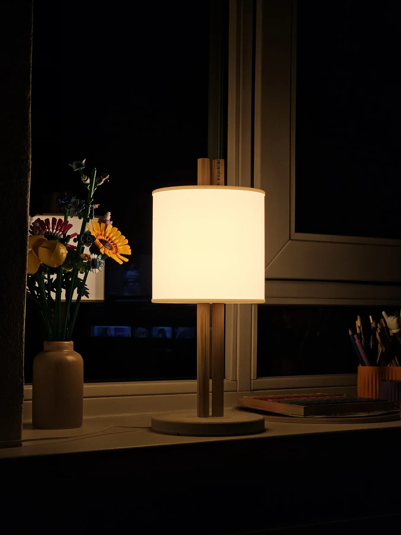 Zuil lamp, making of